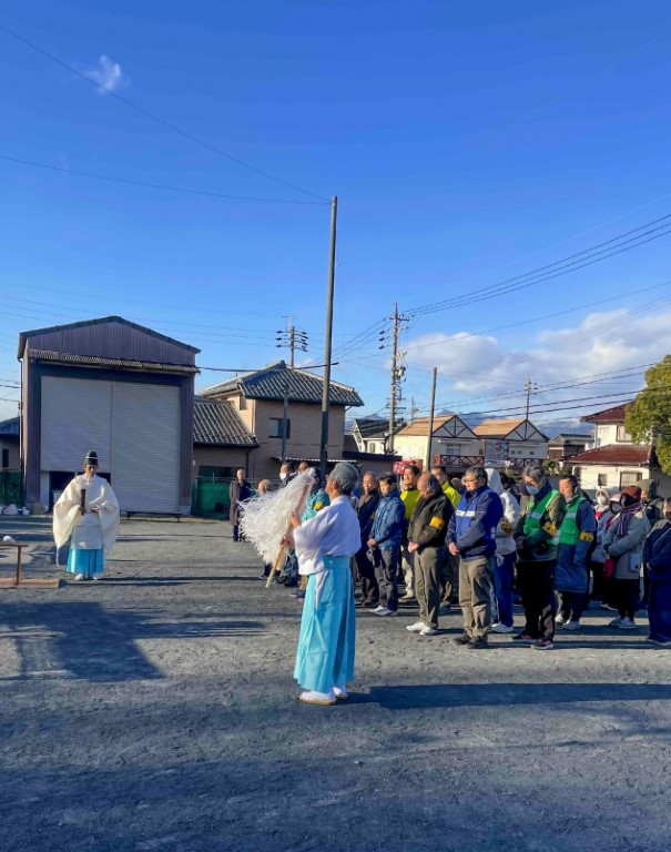 東員町城山地区「どんど祭り清祓い式」